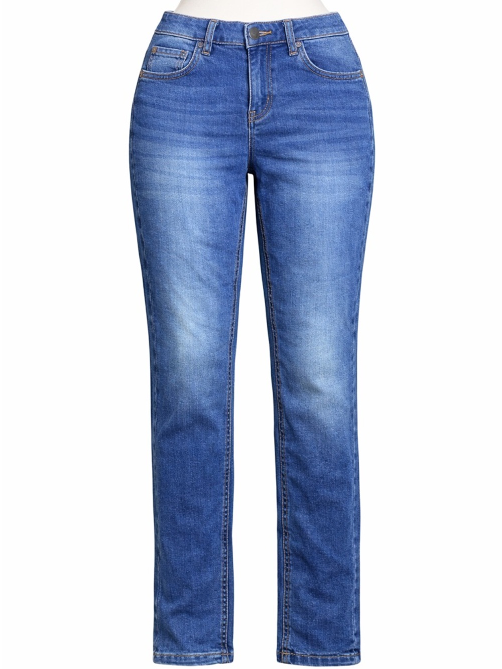 Arizona jean co-Rise Blue Jeans size 14/16 - Picture 1 of 4